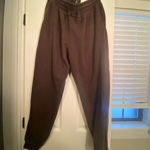 Men's Brown Jogger Pants H&M Size XL